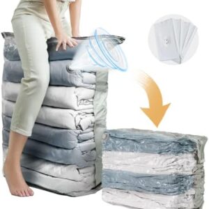 TAILI Cube Vacuum Storage Bags 4 Pack, Space Saver bags, Jumbo (31x40x15 Inch), Extra Large Vacuum Bags for Duvet Comforters Blankets Bedding travel,Storage Bags, Vaccine Storage Bags