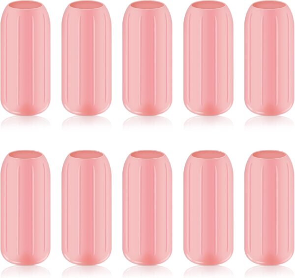 LTMMC 10PCS Silicone Bottle Covers for Travel, Waterproof and Leakproof Gadgets for Women's Travelling Toiletries Bottle, Travel Shampoo and Conditioner Luggage Essential Accessories
