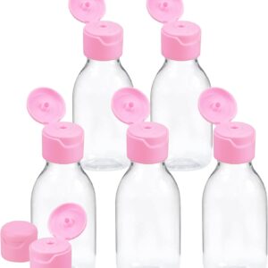Toppdogz Travel Bottles with Wide Neck, 100ml, Labels and Clear Bag Included 5 pack